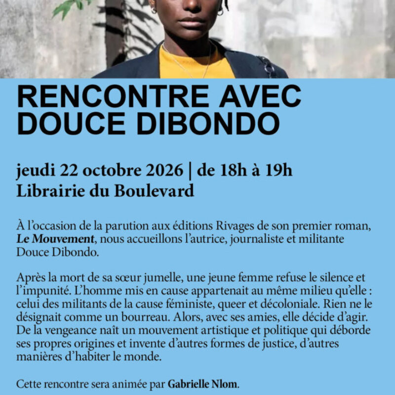 Rencontre avec Douce Dibondo