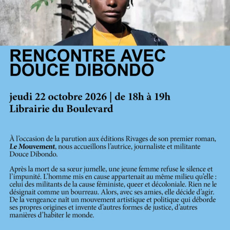 Rencontre avec Douce Dibondo
