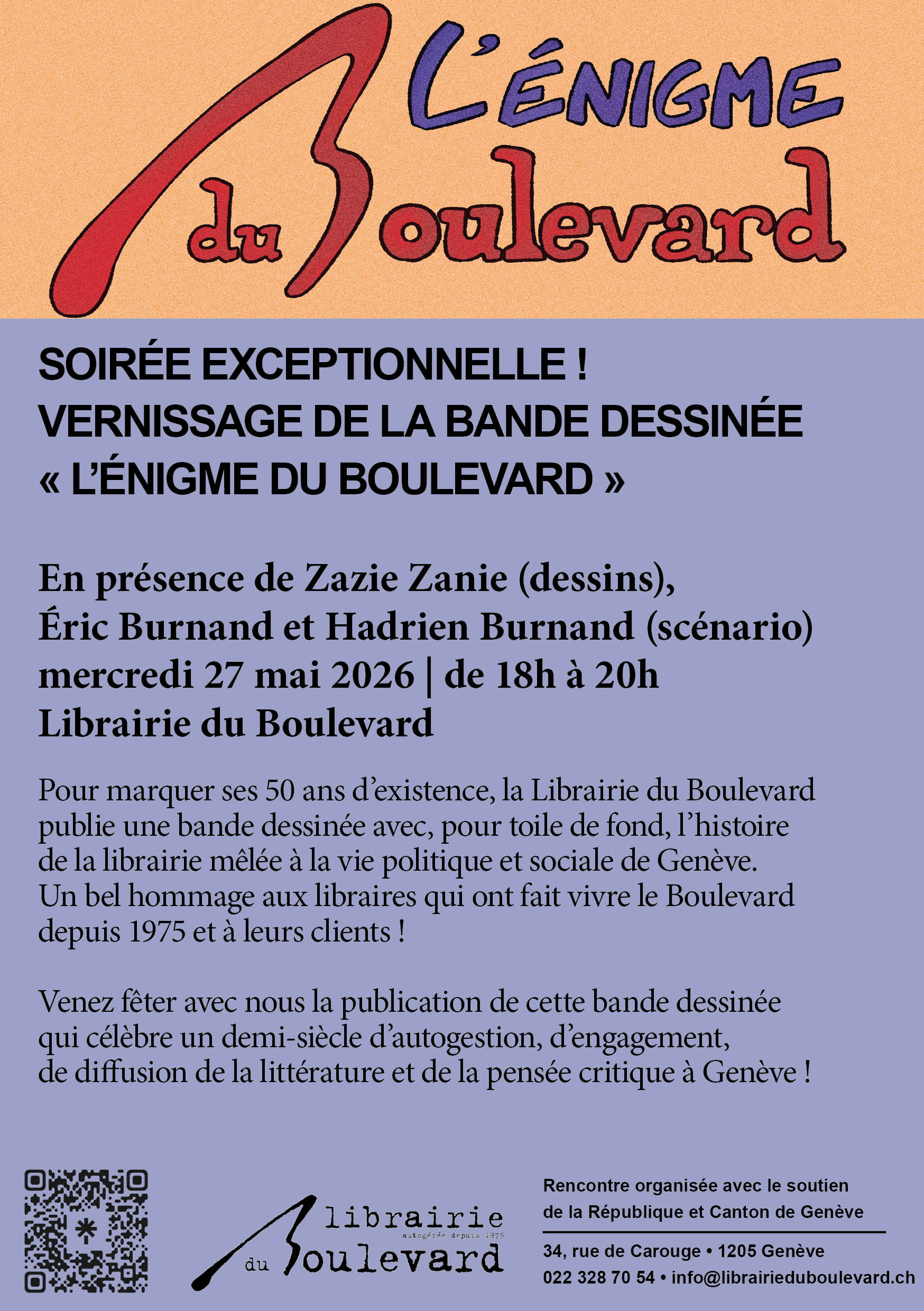 L&rsquo;énigme du Boulevard
