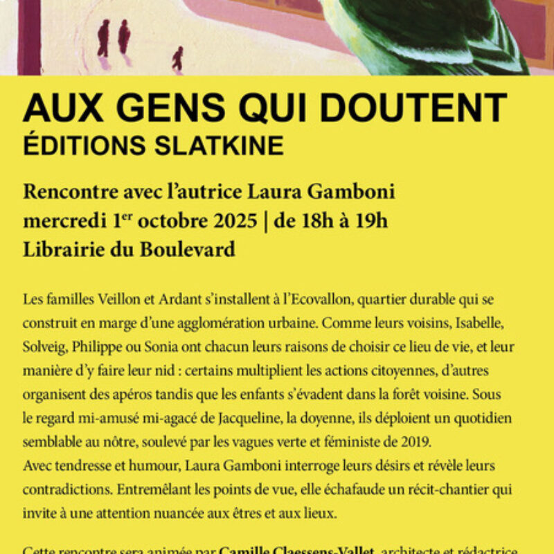 Aux gens qui doutent
