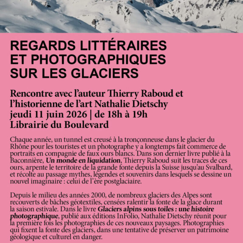 Regards littéraires et photographiques sur les glaciers