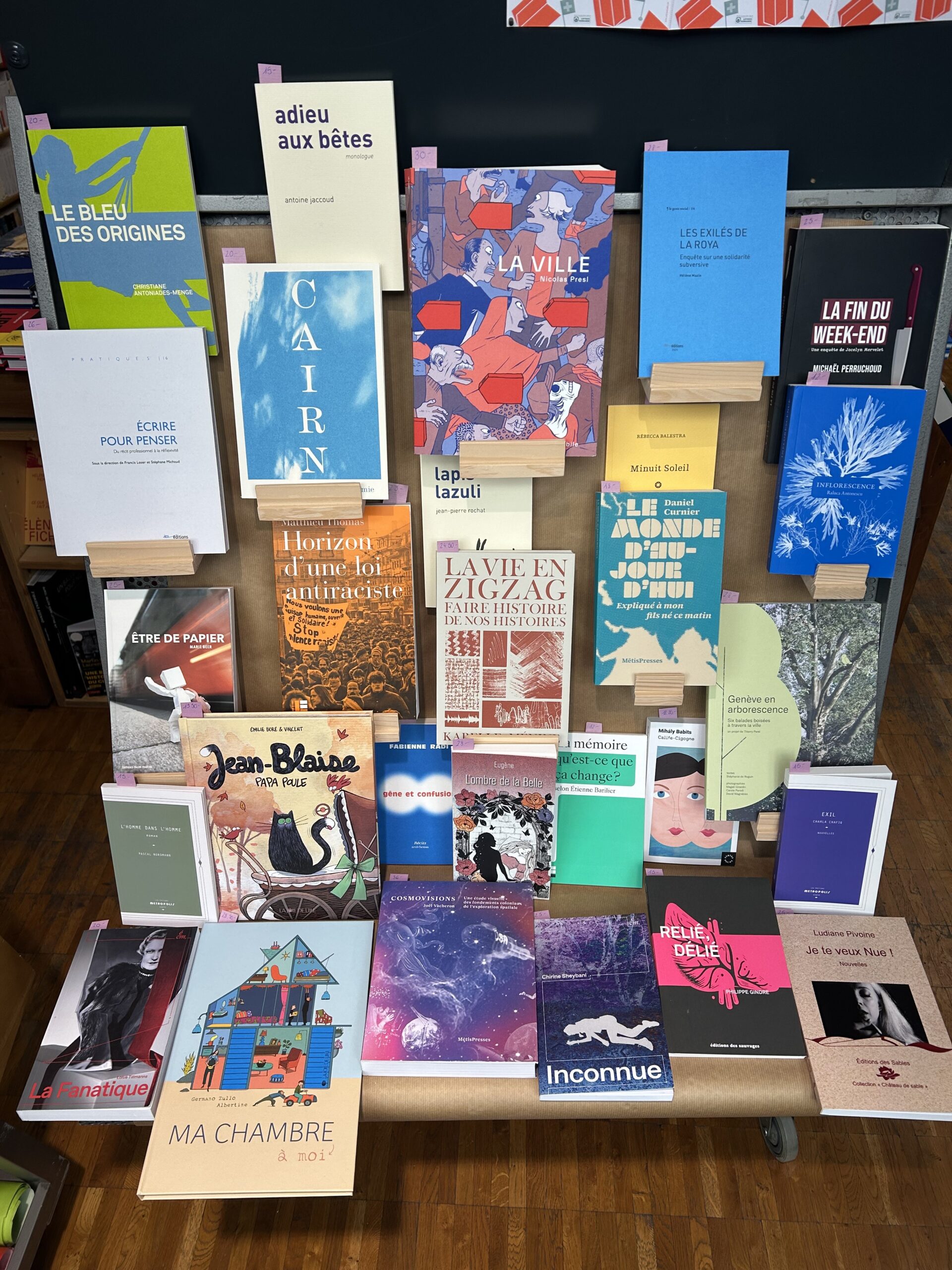 Quinzaine de l’édition romande – les éditeurs du Cercle