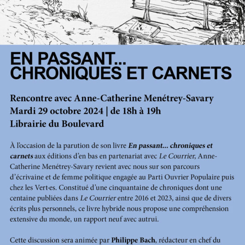 En passant… Chroniques et carnets