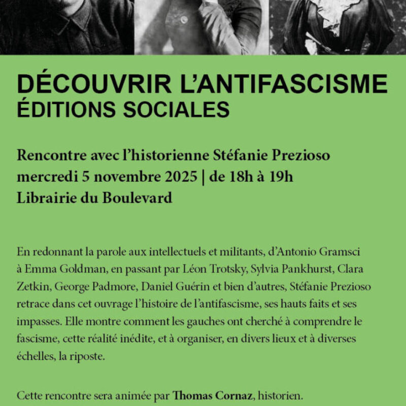 Découvrir l’antifascisme