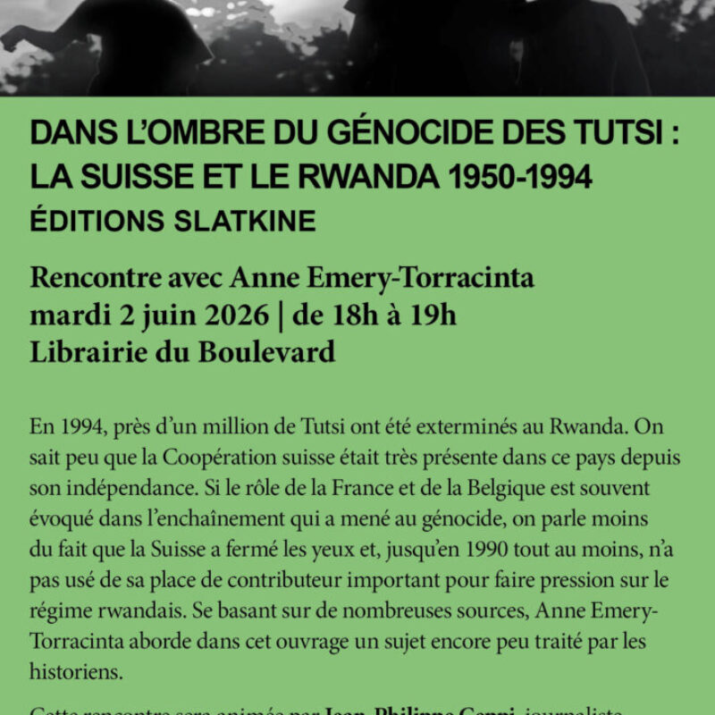 Dans l&rsquo;ombre du génocide des Tutsi