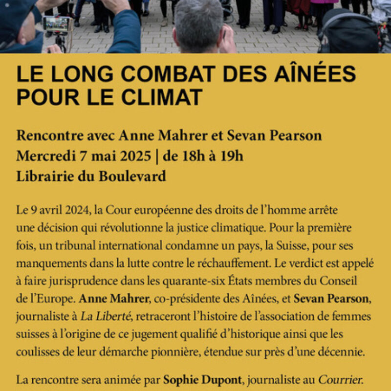 Le long combat des aînés pour le climat